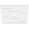 Ekena Millwork Knox Architectural Grade PVC Contemporary Ceiling Medallion, 26"OD x 3"ID x 9"C x 1"P CMP26KX-03000 - alternate 4